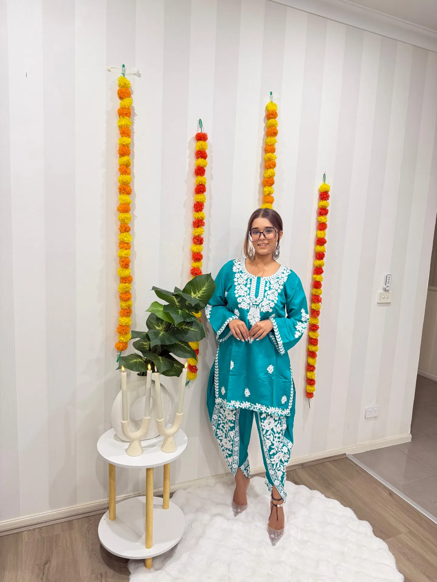 Teal Blue Co-ord Set