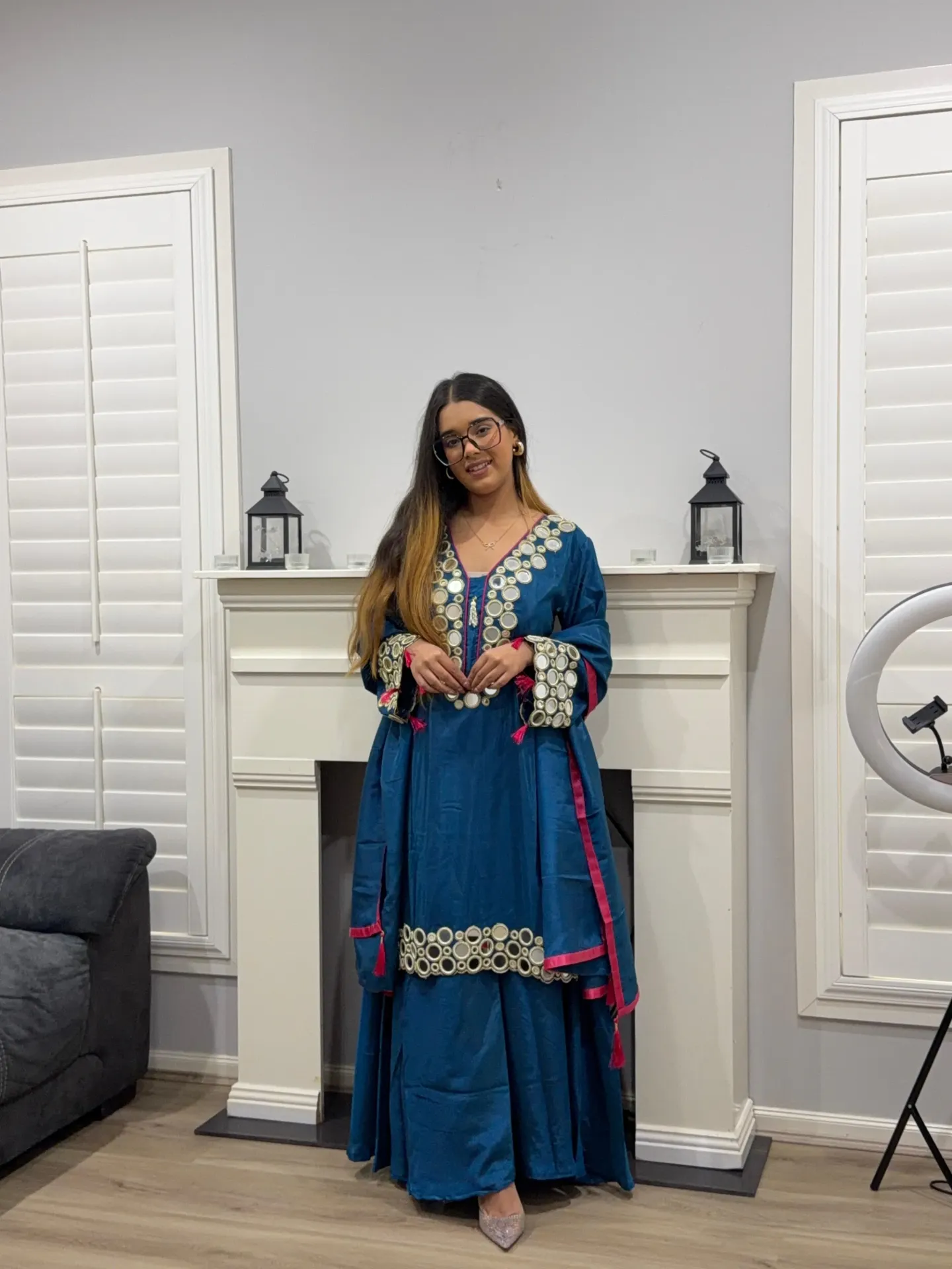 Blue Sitara Set
