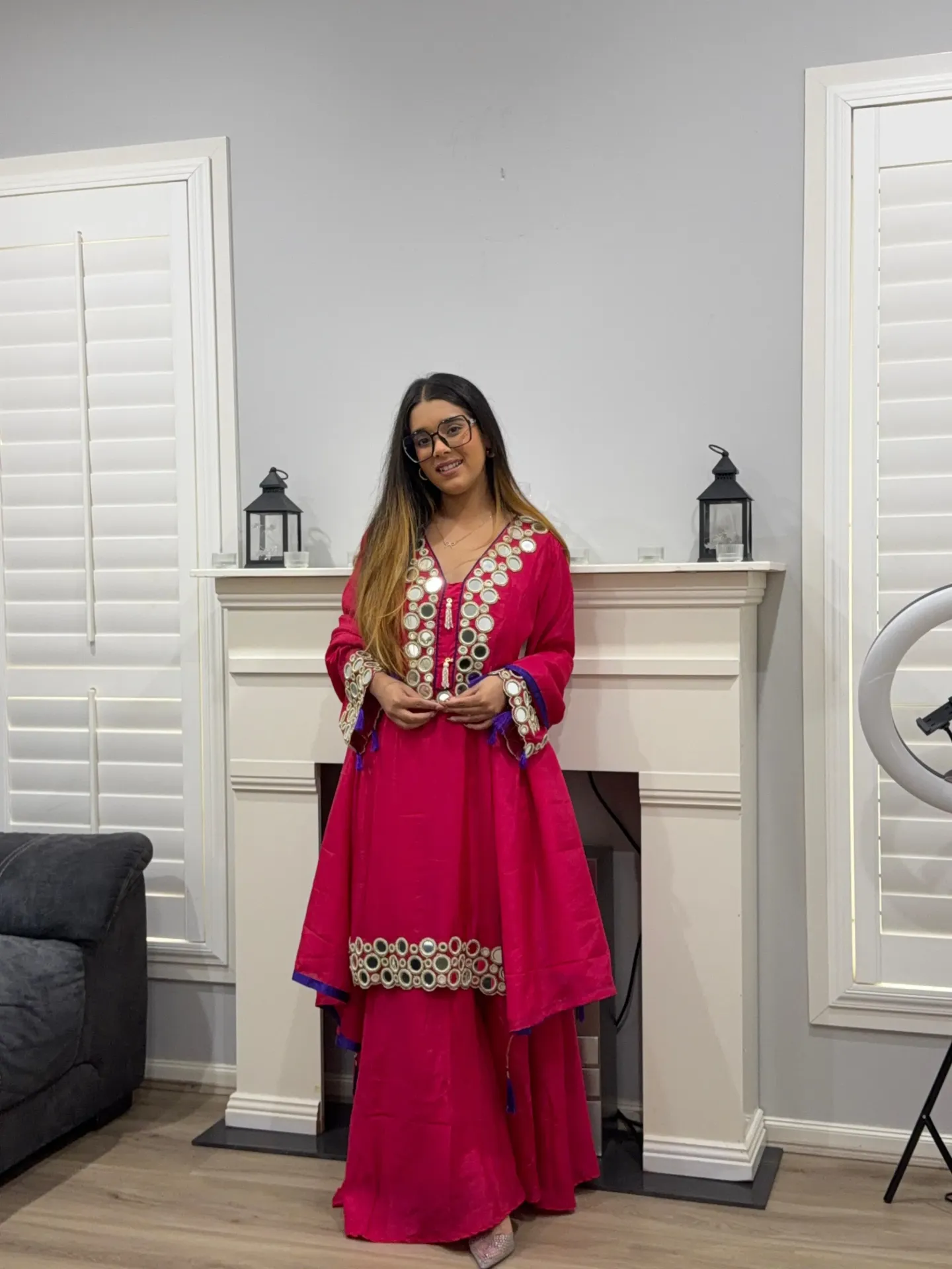 Pink Sitara Set