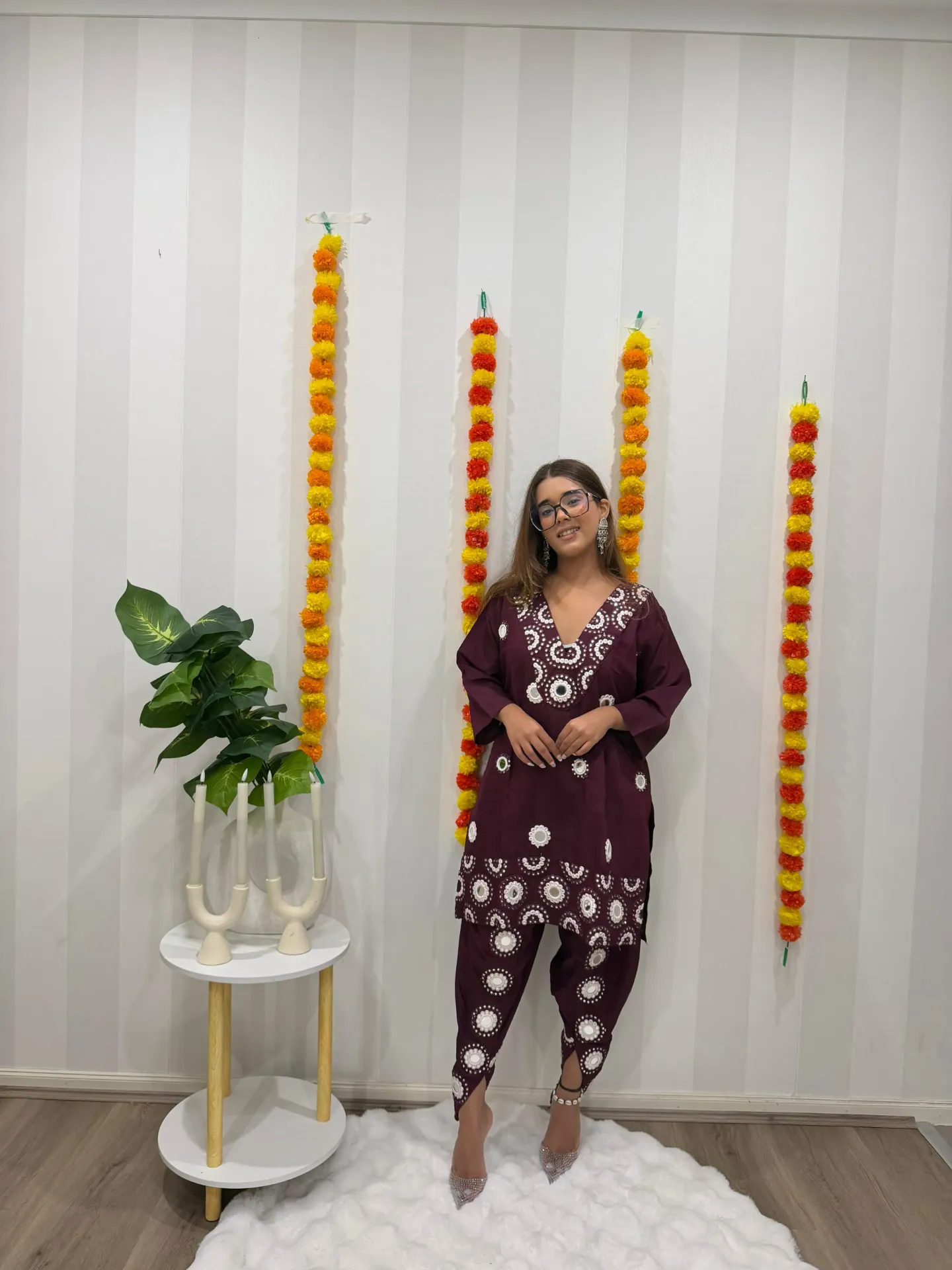 Wine Mirror Co-ord set